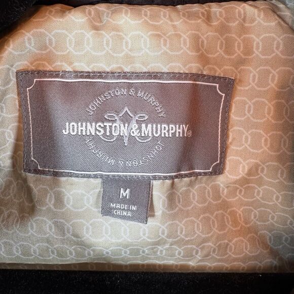 Johnston & Murphy Jacket Women‎ Medium Black Quilted Lined Soft Shell Toggle - Picture 7 of 10